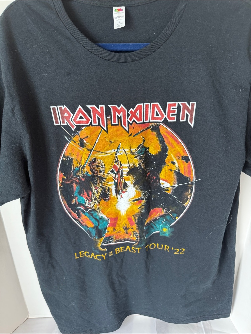 Iron Maiden "Legacy of the Beast Tour '22" Black Graphic Tee